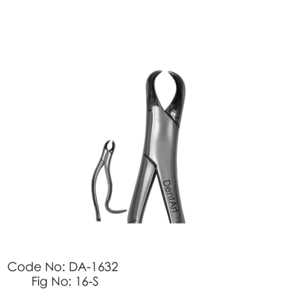 USA Type Extraction Forceps #16 S Finger Handle