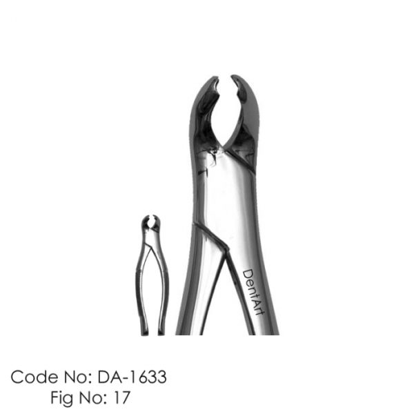 USA Type Extraction Forceps #17 Finger Handle