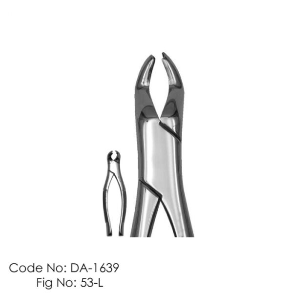 USA Type Extraction Forceps #53 L Finger Handle