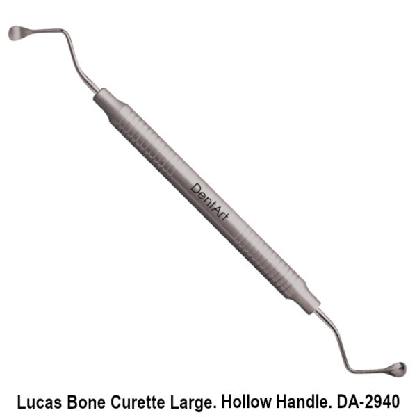 Lucas Bone Curette Large Hollow Handle