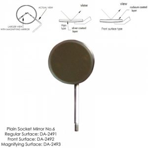 Mirror No.6 Regular Surface (Plain Socket)