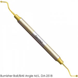 Burnisher Ball/Ball Angle M/L Gold Titanium Coated