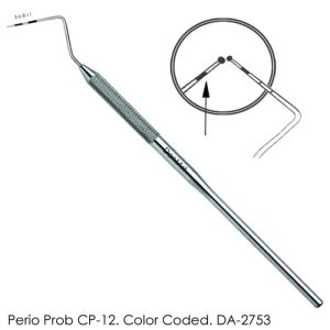 Perio Probe Color Coded S/E Solid Handle