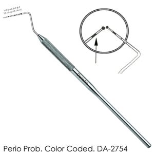 Perio Probe Color Coded S/E