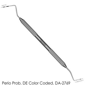 Perio Probe Color Coded D/E Hollow Handle