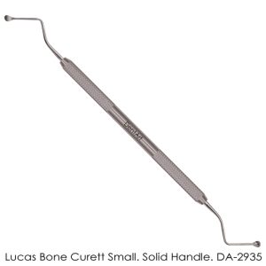 Lucas Bone Curette Small Solid Handle