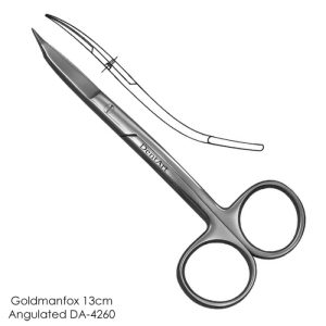 Goldman Fox Scissors Angulated 13cm