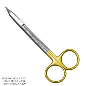 Goldman Fox Scissors with Tungsten Carbide Curved 13cm