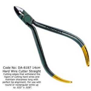 Hard Wire Cutter Straight Titanium Coated