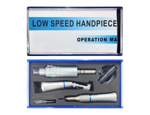 Low Speed Handpiece 2 hole with angled tip and straight tip
