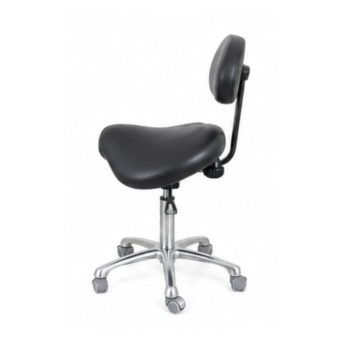 Saddle Stool with Backrest (4)