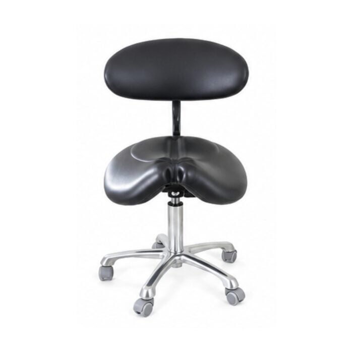 Saddle Stool with Backrest